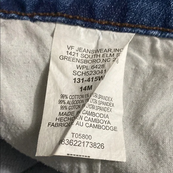 Riders by Lee Blue Cropped Jeans - Picture 5 of 5